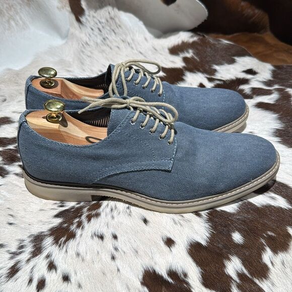The RAIL dark blue navy xander‎ oxfords Size 44M/US 10/10.5 B70 main image 9